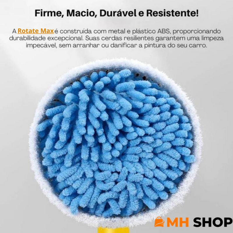 Rotate Max - Escova Giratória para Lavagem de Veículos [RESULTADO PROFISSIONAL]