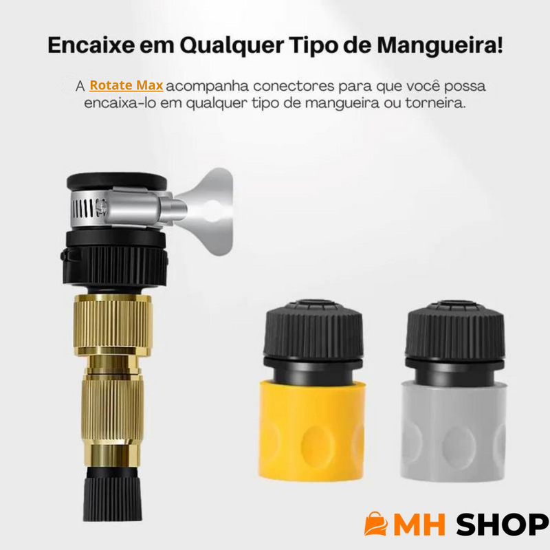 Rotate Max - Escova Giratória para Lavagem de Veículos [RESULTADO PROFISSIONAL]