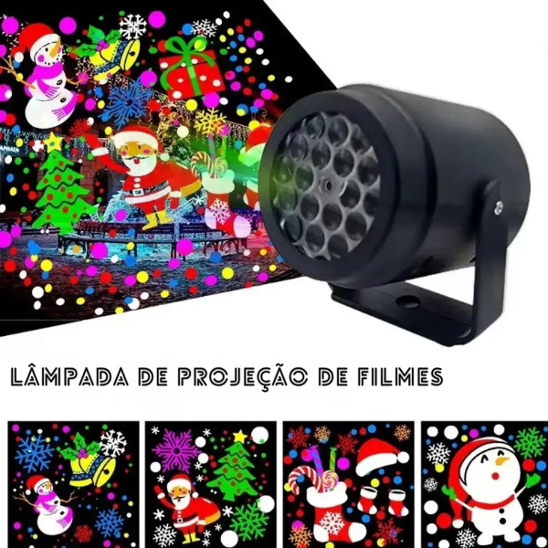 PROJETOR DE FLOCOS DE NEVE - NATALINO