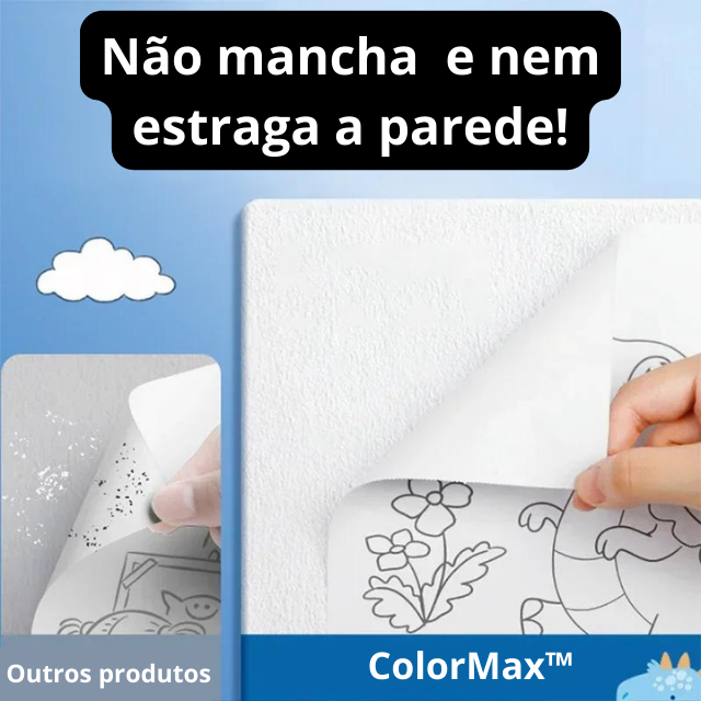 Bobina Criativa de Desenhos Adesivos ColorMax™ (3 metros e + de 1000 desenhos!)