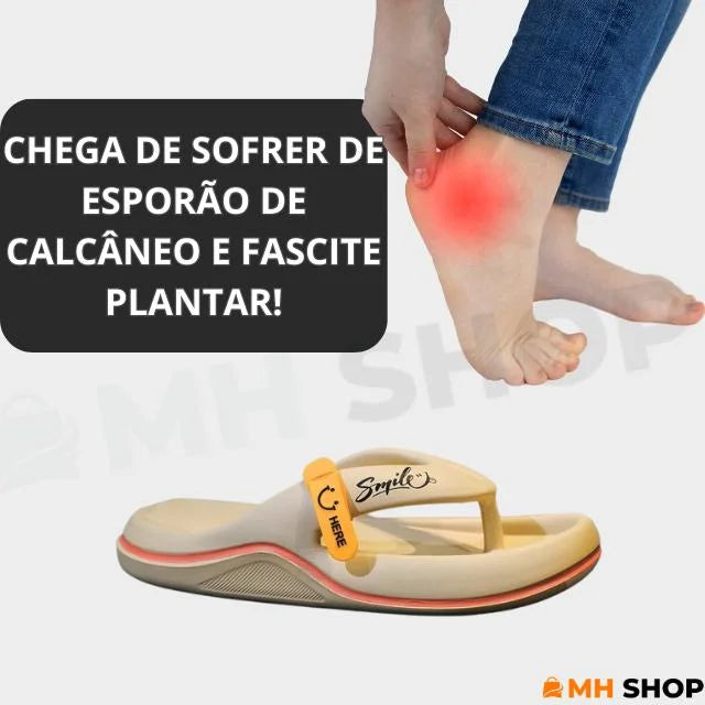 Chinelo Ortopédico Smile Comfort Pro® [CONFORTO E ALÍVIO DAS DORES]