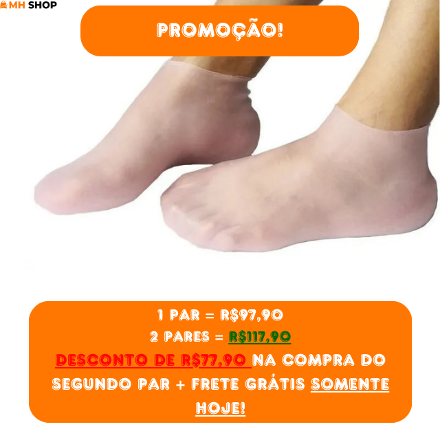 Hidrata Max™ - Meias hidratantes de silicone [ELIMINA TODAS AS RACHADURAS]