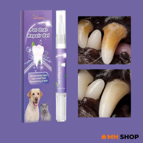 Gel Oral Repair Ultrapotente™ - Removedor de Manchas e Bactérias Dentárias Para Pet [COMPRE 1 - LEVE 2]