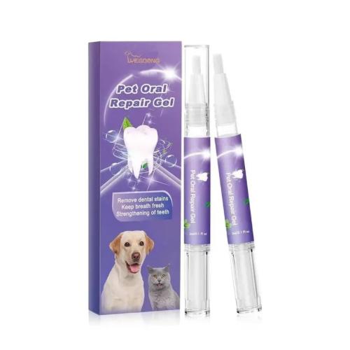 Gel Oral Repair Ultrapotente™ - Removedor de Manchas e Bactérias Dentárias Para Pet [COMPRE 1 - LEVE 2]