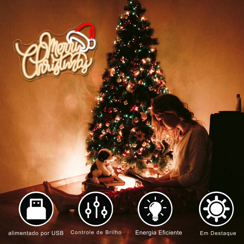 LED  MERRY  CHRISTMAS
