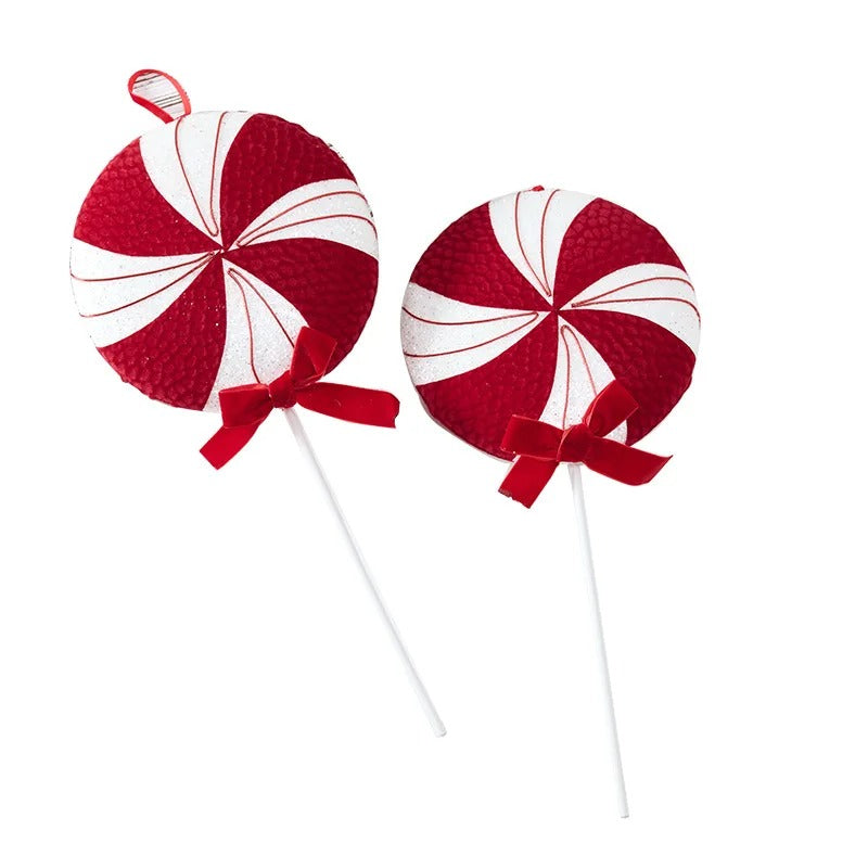 PINGENTE PARA ÁRVORE DE NATAL - PIRULITOS NATALINOS