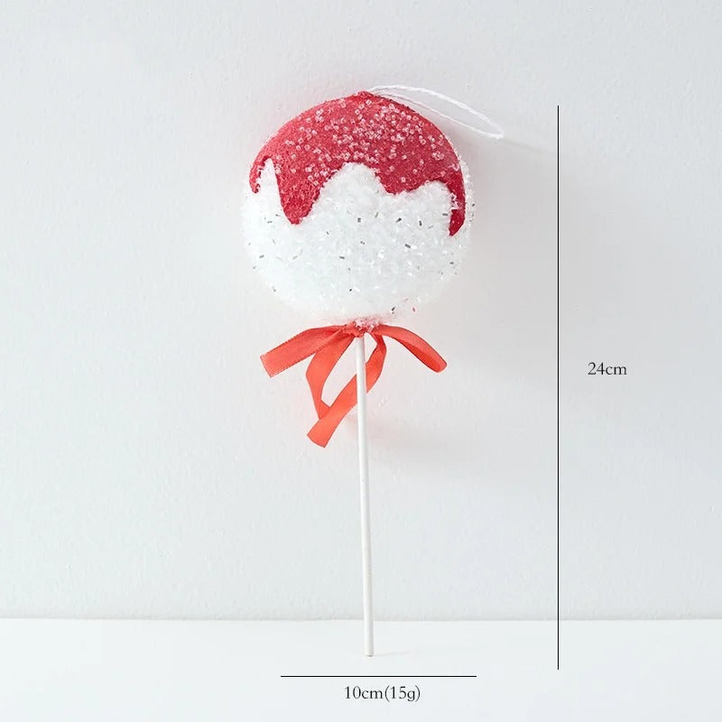 PINGENTE PARA ÁRVORE DE NATAL - PIRULITOS NATALINOS