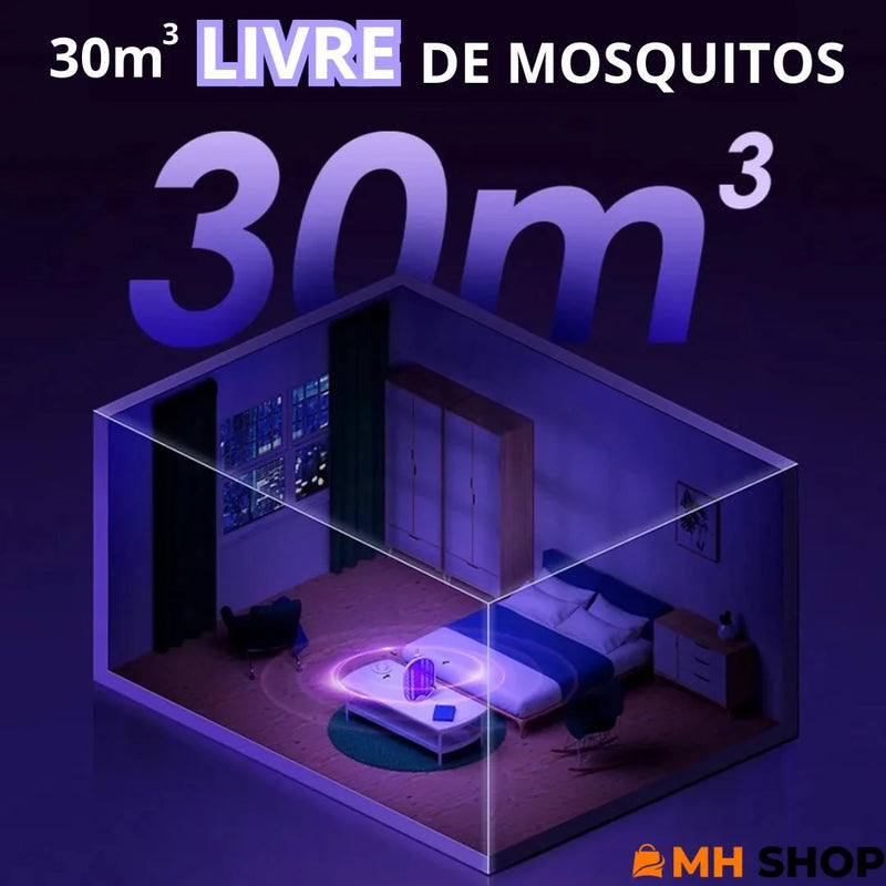 Raquete Mata-Mosquito MaxSwatter™ - Com Ions de Atração + Frete Grátis