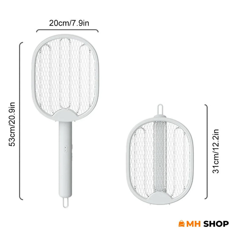 Raquete Mata-Mosquito MaxSwatter™ - Com Ions de Atração + Frete Grátis