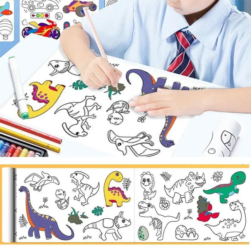 Bobina Criativa de Desenhos Adesivos ColorMax™ (3 metros e + de 1000 desenhos!)