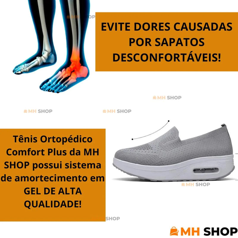 Tênis Ortopédico Comfort Plus [PROMOÇÃO DE DIA DAS MÃES 🔥]