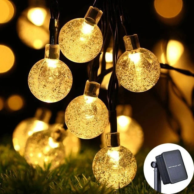 VARAL DE LUZES - ILUMINAÇÃO SOLAR