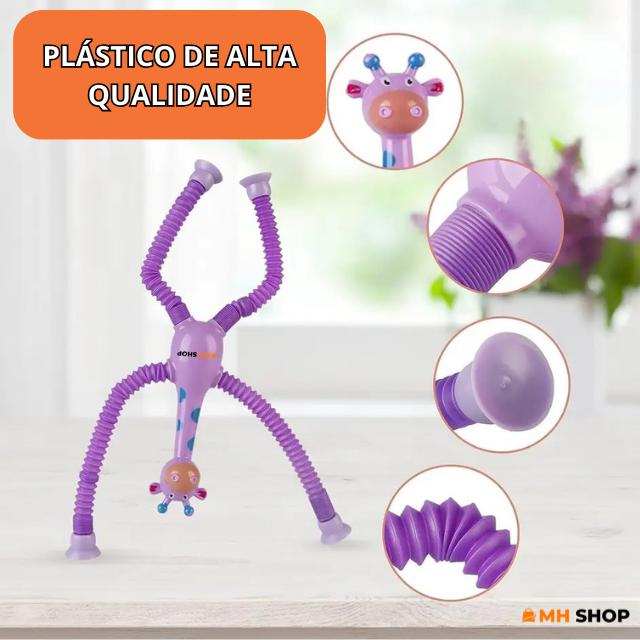 Kit 04 Gira Flex™ - Girafas Flexíveis com Ventosas
