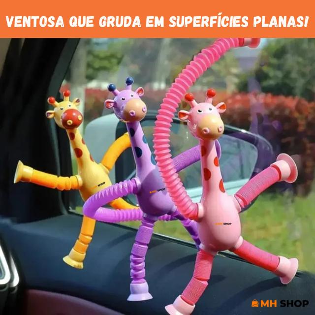 Kit 04 Gira Flex™ - Girafas Flexíveis com Ventosas