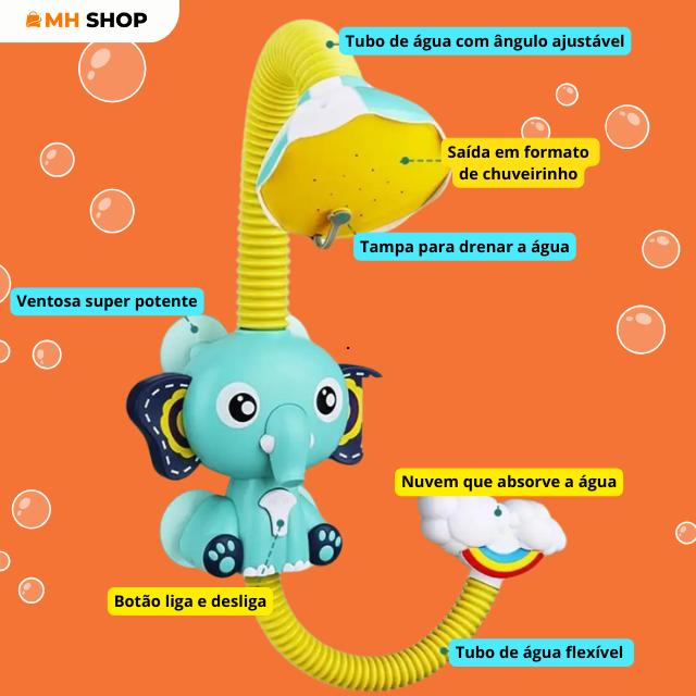 Fun Shower™ - Chuveirinho Divertido Para Banheira!