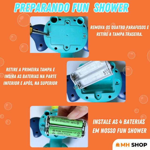 Fun Shower™ - Chuveirinho Divertido Para Banheira!