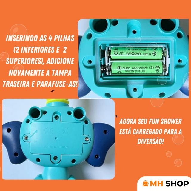 Fun Shower™ - Chuveirinho Divertido Para Banheira!
