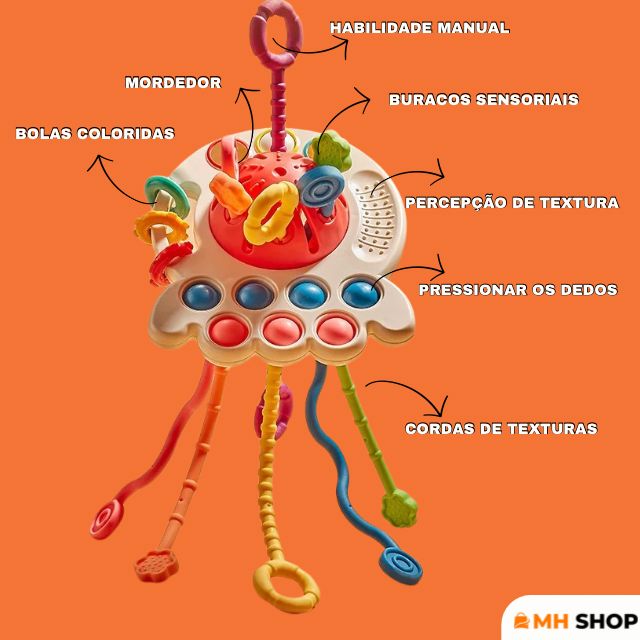 Brinquedo Polvo Sensorial Montessoriano -  Magic Sensory™