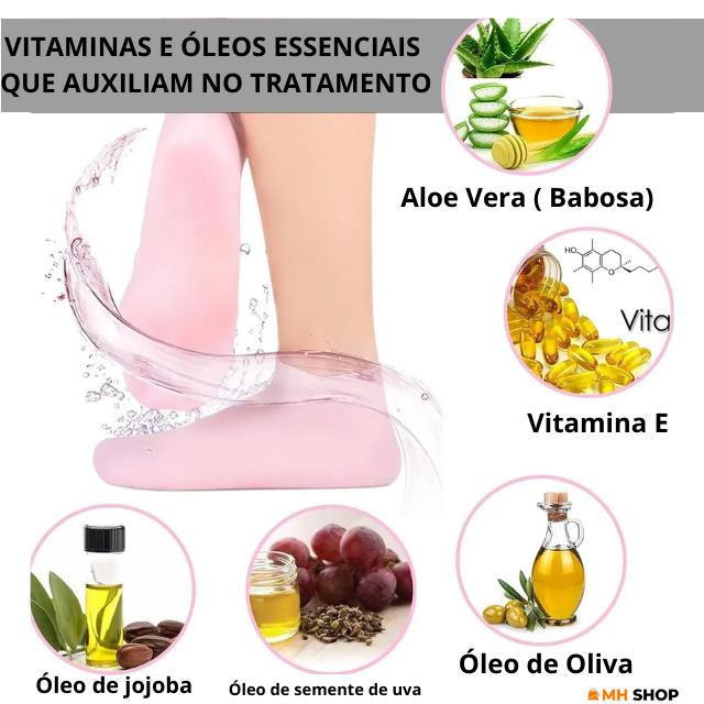 Hidrata Max™ - Meias hidratantes de silicone [ELIMINA TODAS AS RACHADURAS]