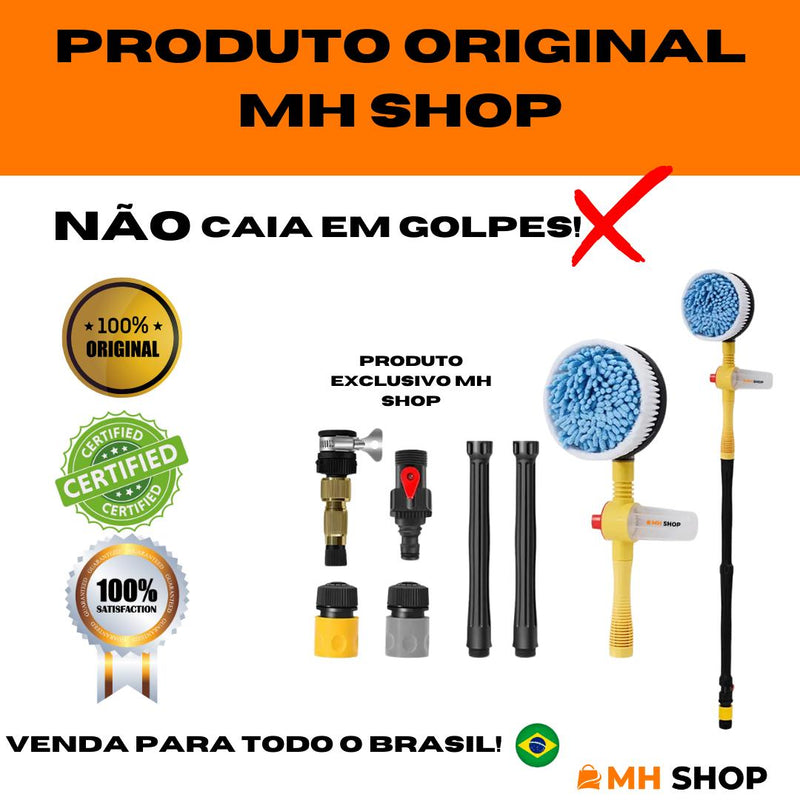 Rotate Max - Escova Giratória para Lavagem de Veículos [RESULTADO PROFISSIONAL]