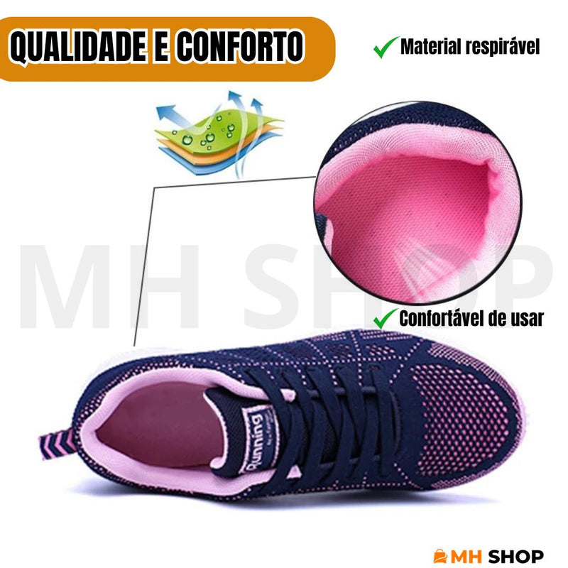Tênis ortopédico Running Confort Max [ULTRA CONFORTÁVEL]